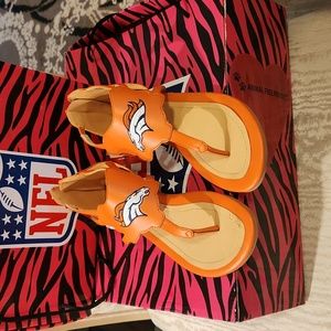 Denver Broncos sandals